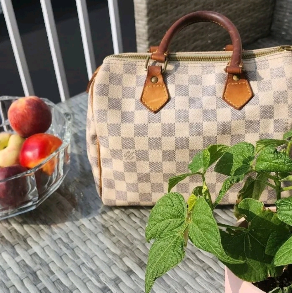 Louis Vuitton Speedy 30 Damier Azur Authentic Restoration Project